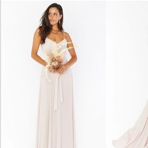 Bridesmaid dress show me your mumu show me the ring crisp faith small